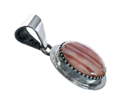 Silver Oyster Shell Native American Navajo Pendant XS10023
